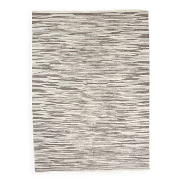 Tapis turc moderne en laine marron et beige 8x10, 238x324Cm SK 34372
