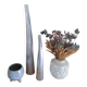 Paire de vases en métal
