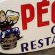 Double-sided light sign Fisherman's Beer, 1950s