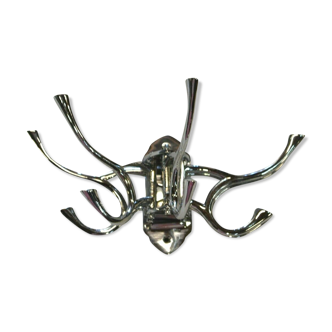 chrome metal circular coat holder