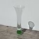 Green Murano glass vase