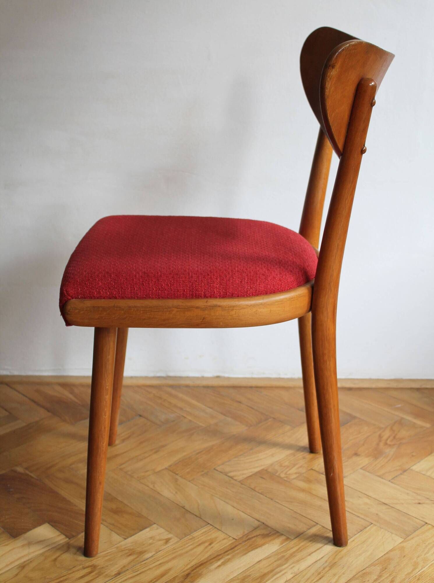 Set of Four 1950's Dining Chairs by Thonet