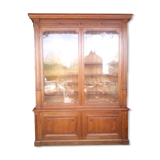 Large walnut library XIX°