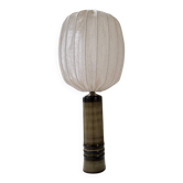 Mid-century modern ceramic table lamp in earthy tones Rörstrand Olle Alberius Sweden