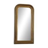 Antique French Louis Philippe full length mirror – gold, late 19th century