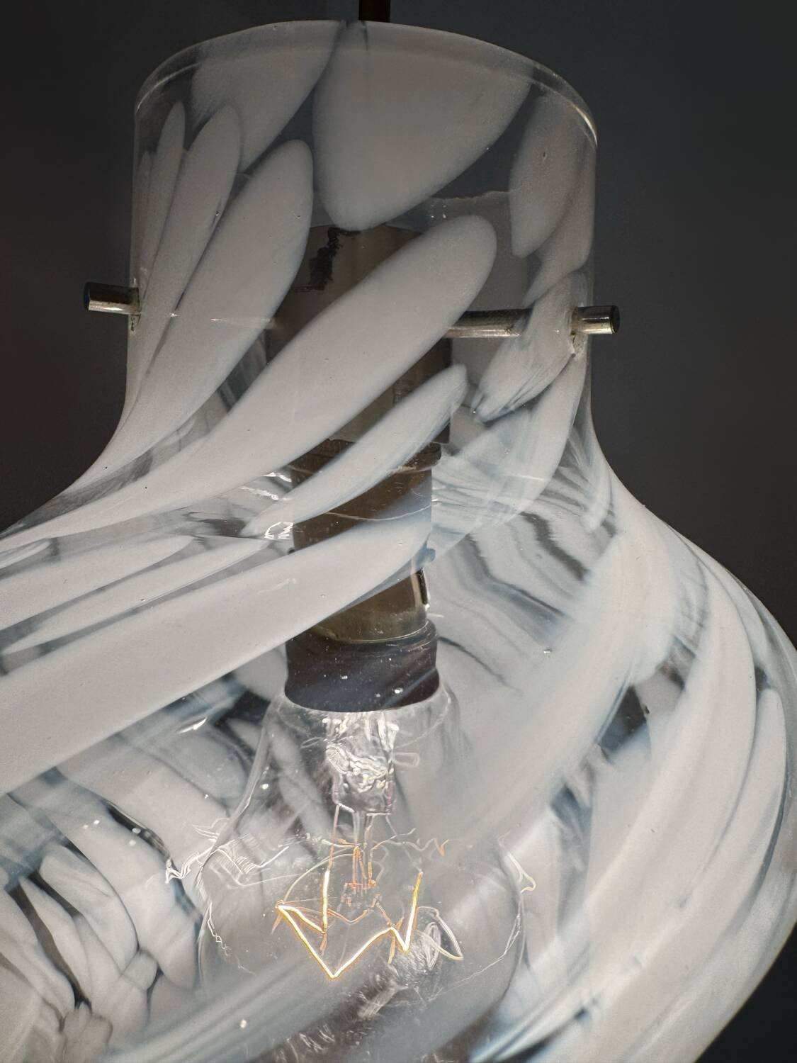 Space Age Murano glass chandelier from the 70s