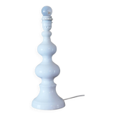 Pied de lampe blanc céramique Bayer 1976