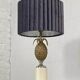 Lampe ananas en laiton vintage