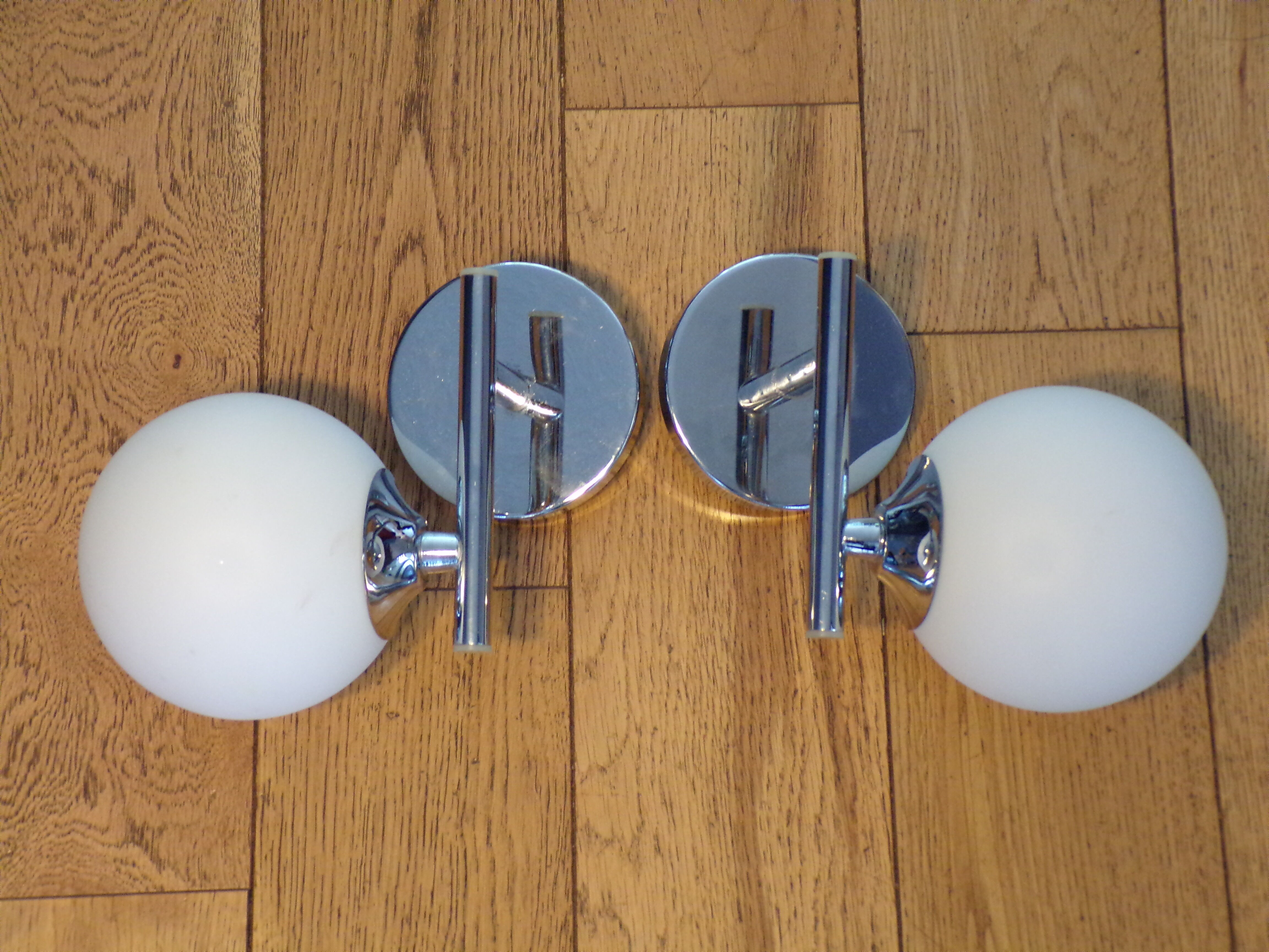 Paire d'appliques italiennes 1970