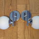 Paire d'appliques italiennes 1970
