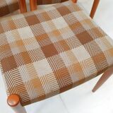 Suite of 6 vintage chairs 1960