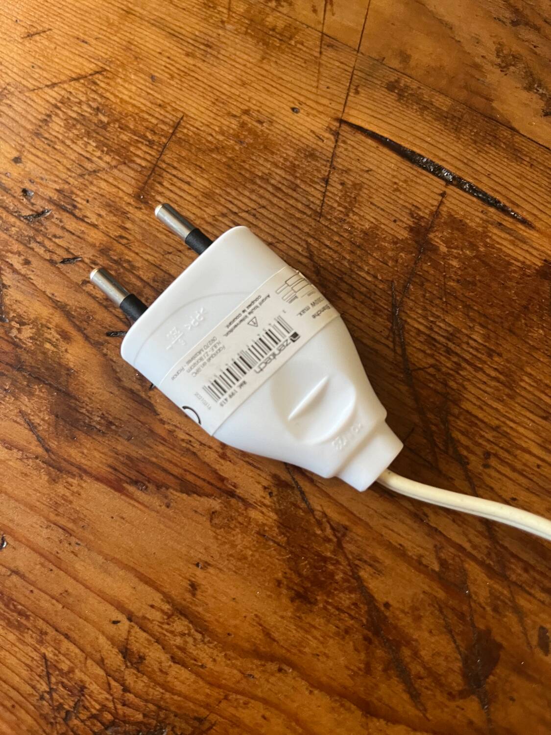 60s lamp in stone with artisanal rope shade