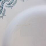 5 flat plates in iron earth from St Amand, Réjane model 210726