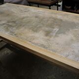 Table de ferme béton ciré