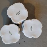 Trio of Limoges porcelain candlesticks