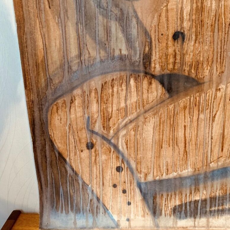 Female nude painting