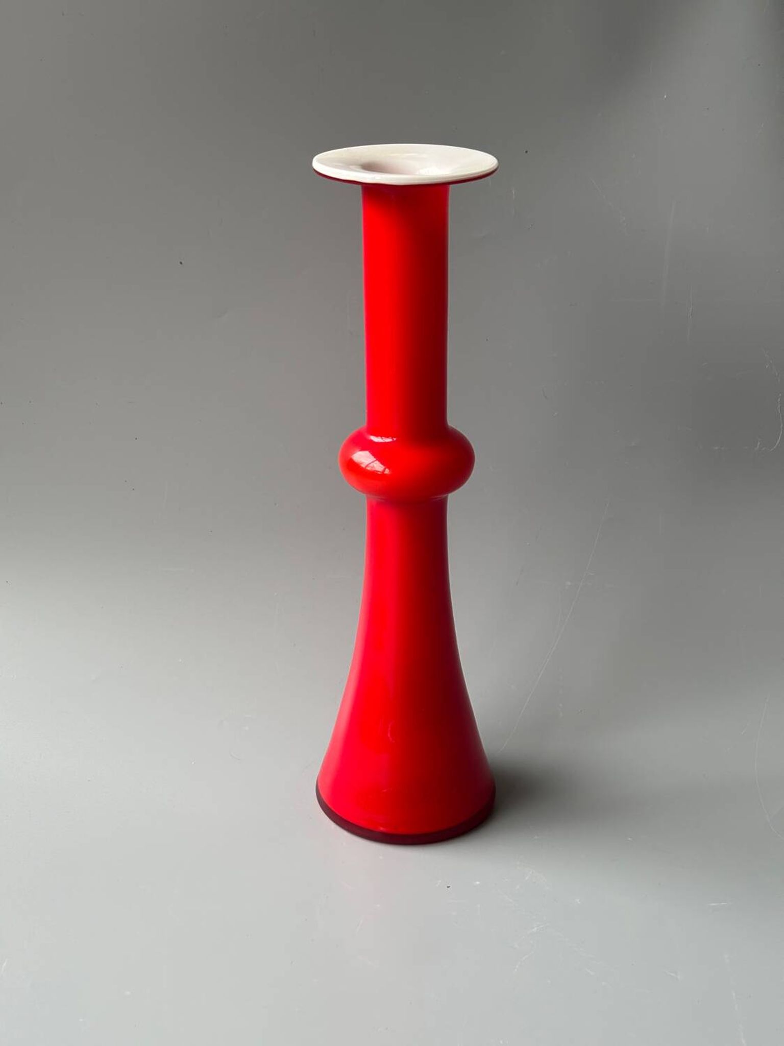 Vase verre soufflé Kastrup Holmegaard, Danemark,1960