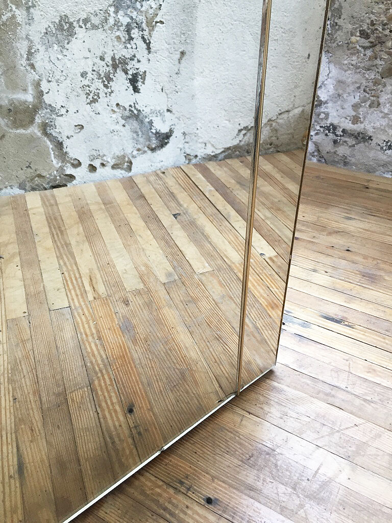 Console coffee table mirror