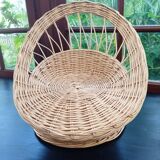 Fauteuil rotin enfant