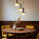 Suspension space age 3 lights Raak Amsterdam 70s
