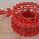 Enamelled cast iron flat heater