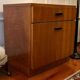 Vintage wooden mini armoire / bedside table