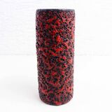 Vintage West Germany lava texture vase