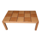 Checkered coffee table.