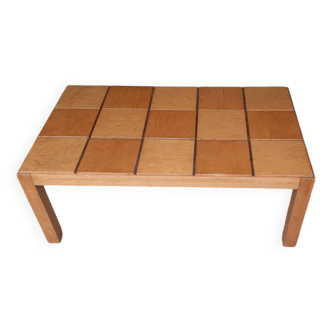 Checkered coffee table.