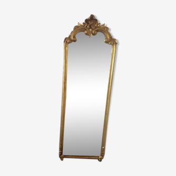 Ancient rectangular mirror 105x40cm