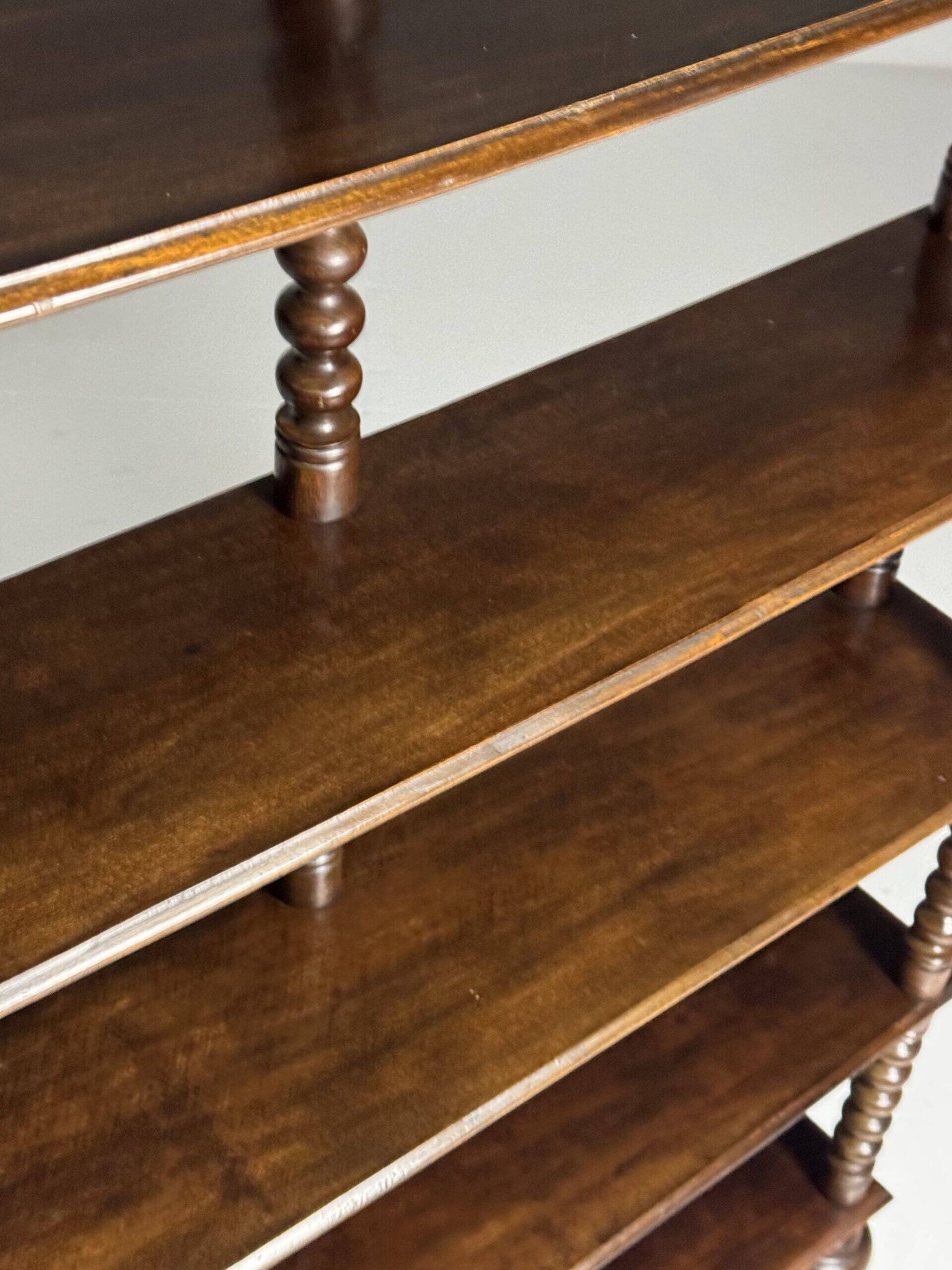 Bobbin bookcase / French antique bookshelf