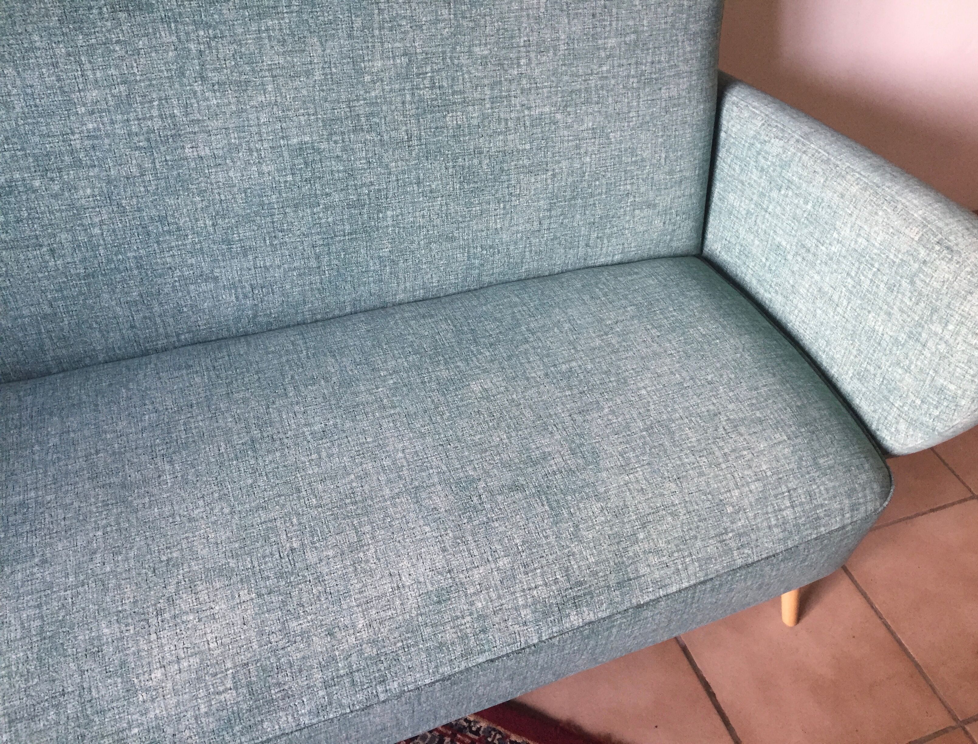 Vintage compass feet sofa