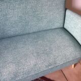 Vintage compass feet sofa