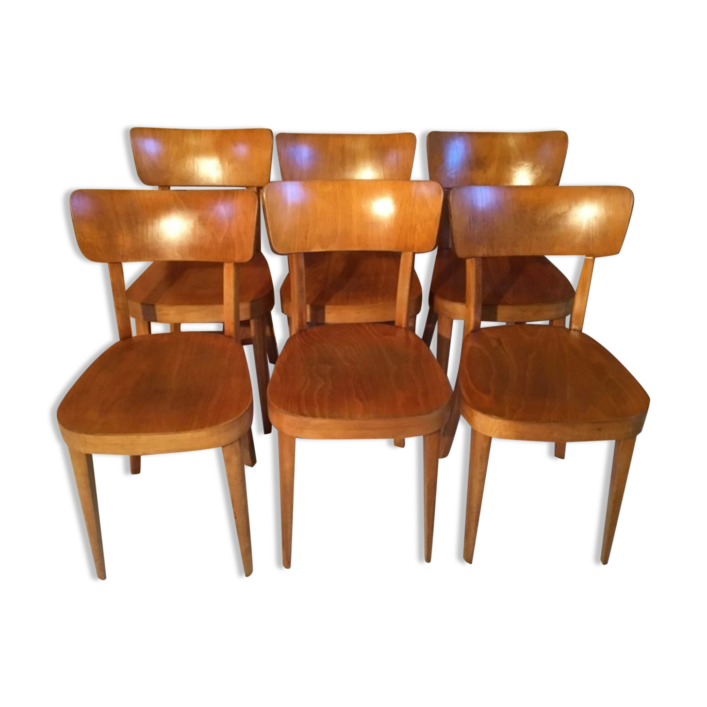 Lot 6 bistro chairs