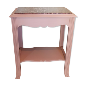 Guéridon art déco rose