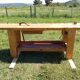 Antique wooden joiner's workbench / complete workbench