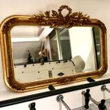 Gilded wood mirror