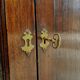 Antique china cabinet oak display cabinet English kitchen cabinet