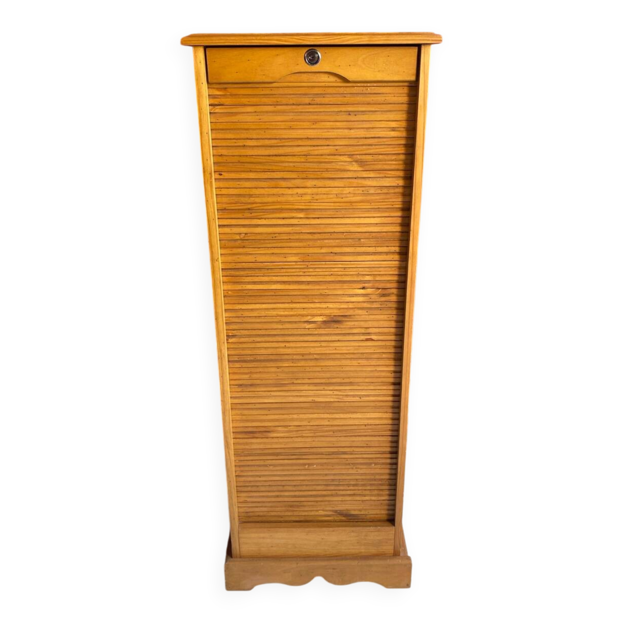 Curtain filing cabinet