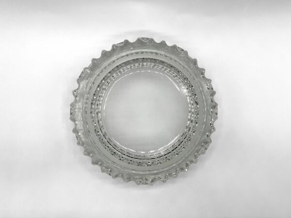 Vide-poche SKLO UNION • Verrerie Hermanova hut • Design Frantisek Vizner  • 1965 • Verre pressé