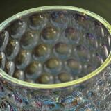 Molded-pressed glass jar/candy dish