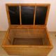Rattan trunk toy chest