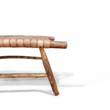NAYA leather bench