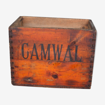 Caisse en bois pour bouteilles d'eau Camwal