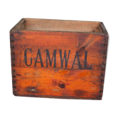 Caisse en bois pour bouteilles d'eau Camwal