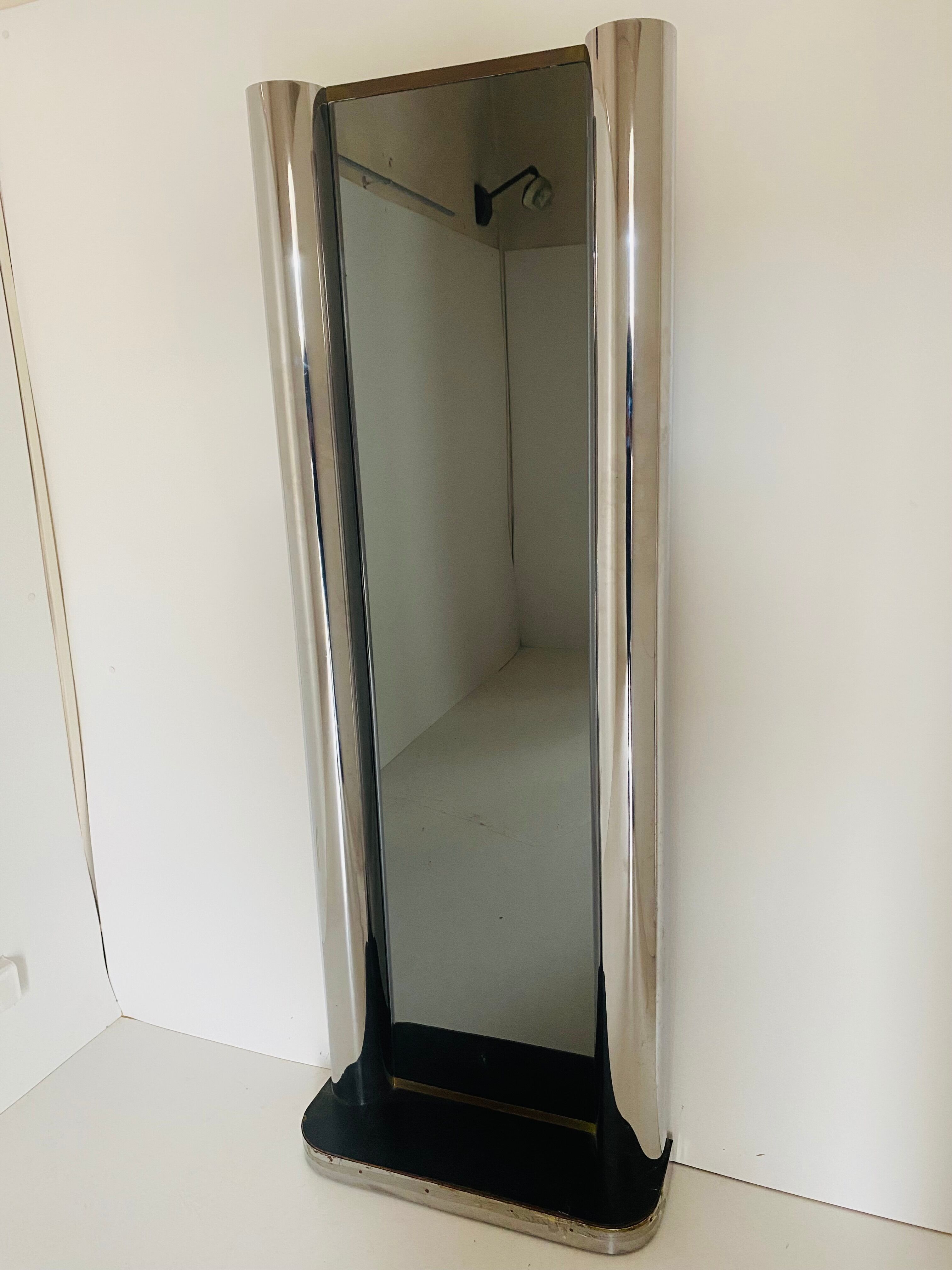 1970s vintage floor mirror