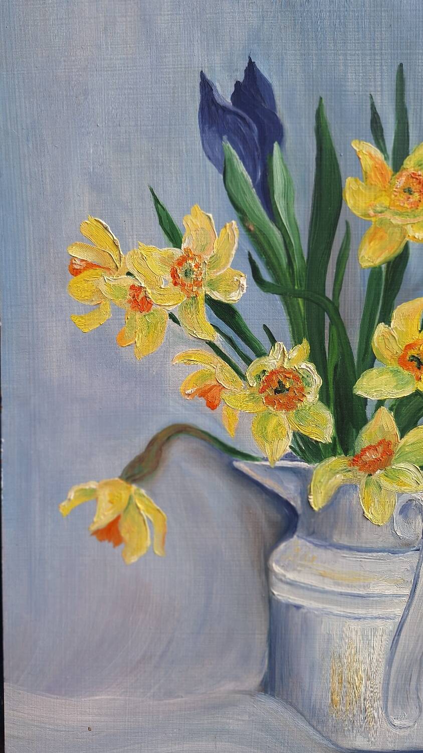 Still life bouquet of daffodils