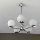 Lustre Spoutnik 5 globes. 1970. Space age.