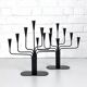 Pair of candelabra by Gunnar Ander for Ystad Metall, Sweden, 1950s.