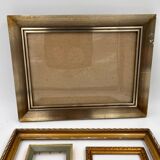 Set of 4 gold frames